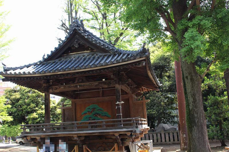 根津神社の舞殿